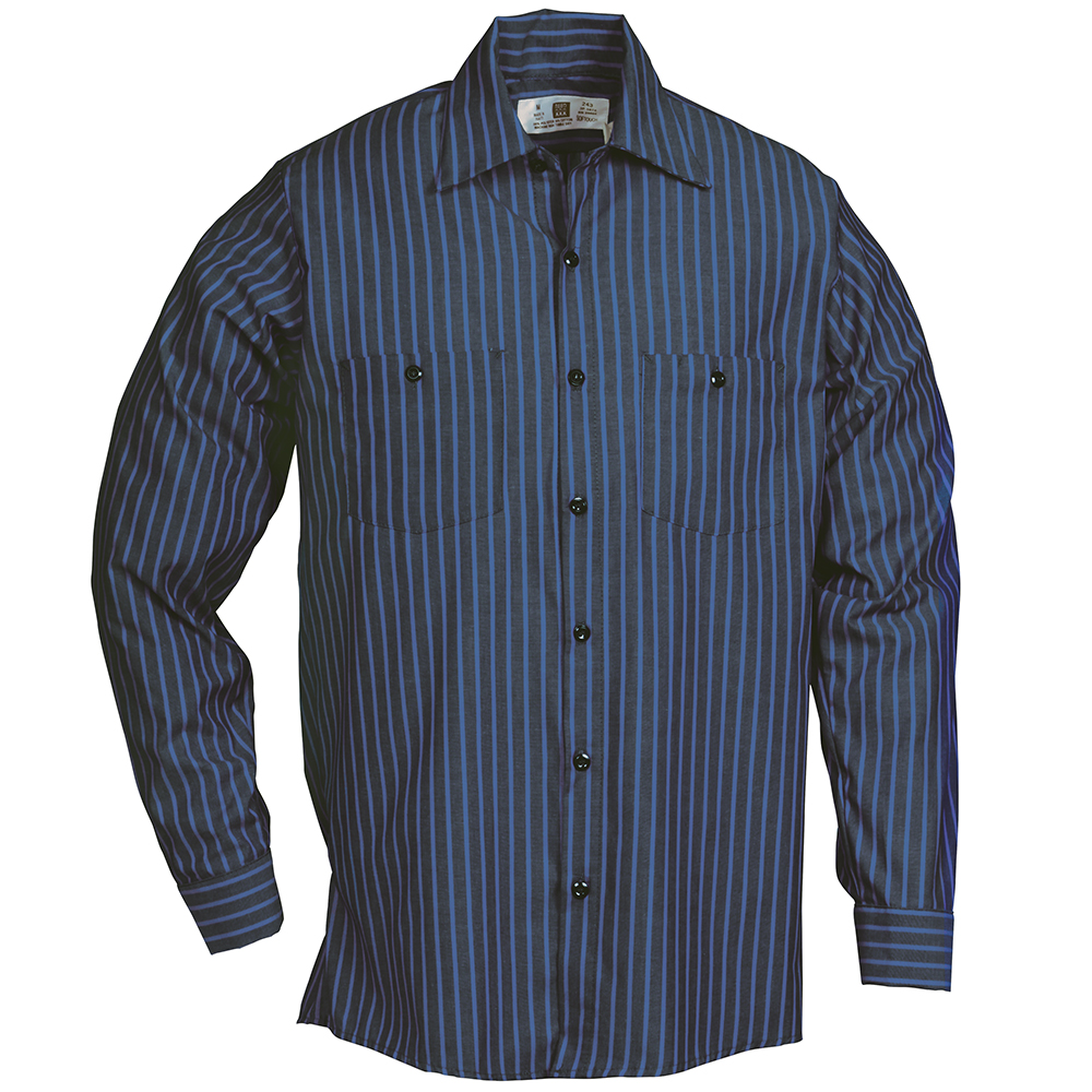 SoftTouch Industrial Stripe Work Shirts - Commercial Workwear
