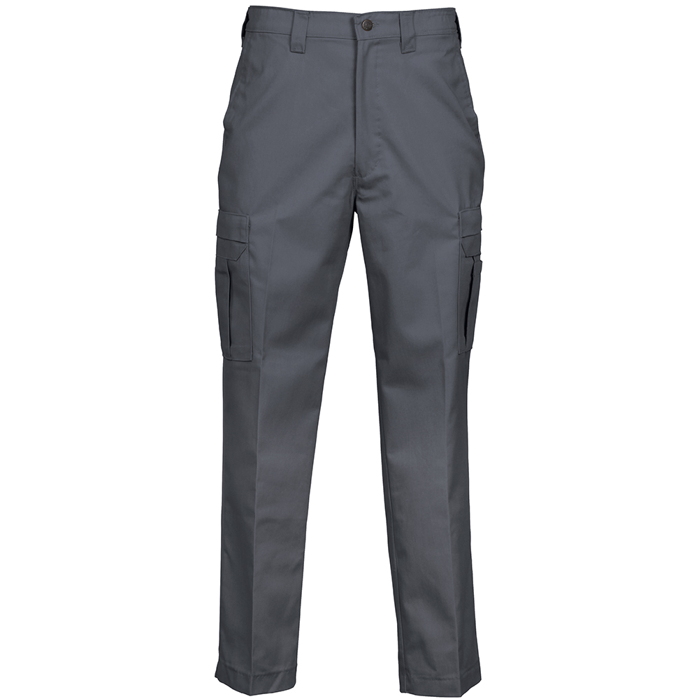 Work Uniform Industrial CARGO Pants w/ FLEX Waist by REED Co Navy Blue 65/35 