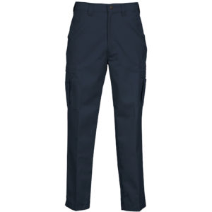 Work Uniform Industrial CARGO Pants w/ FLEX Waist 65/35 Navy Blue by REED Co 