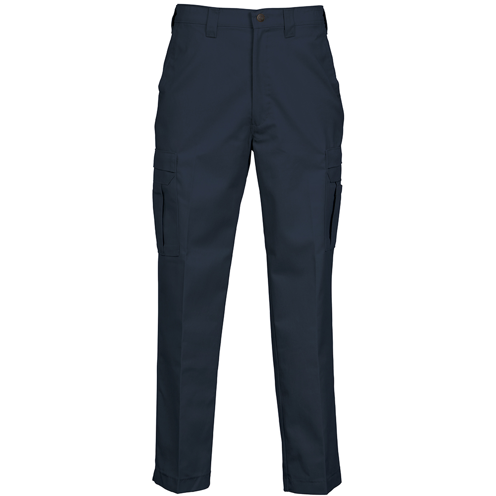 Work Uniform Industrial CARGO Pants w/ FLEX Waist Navy Blue by REED Co 65/35 