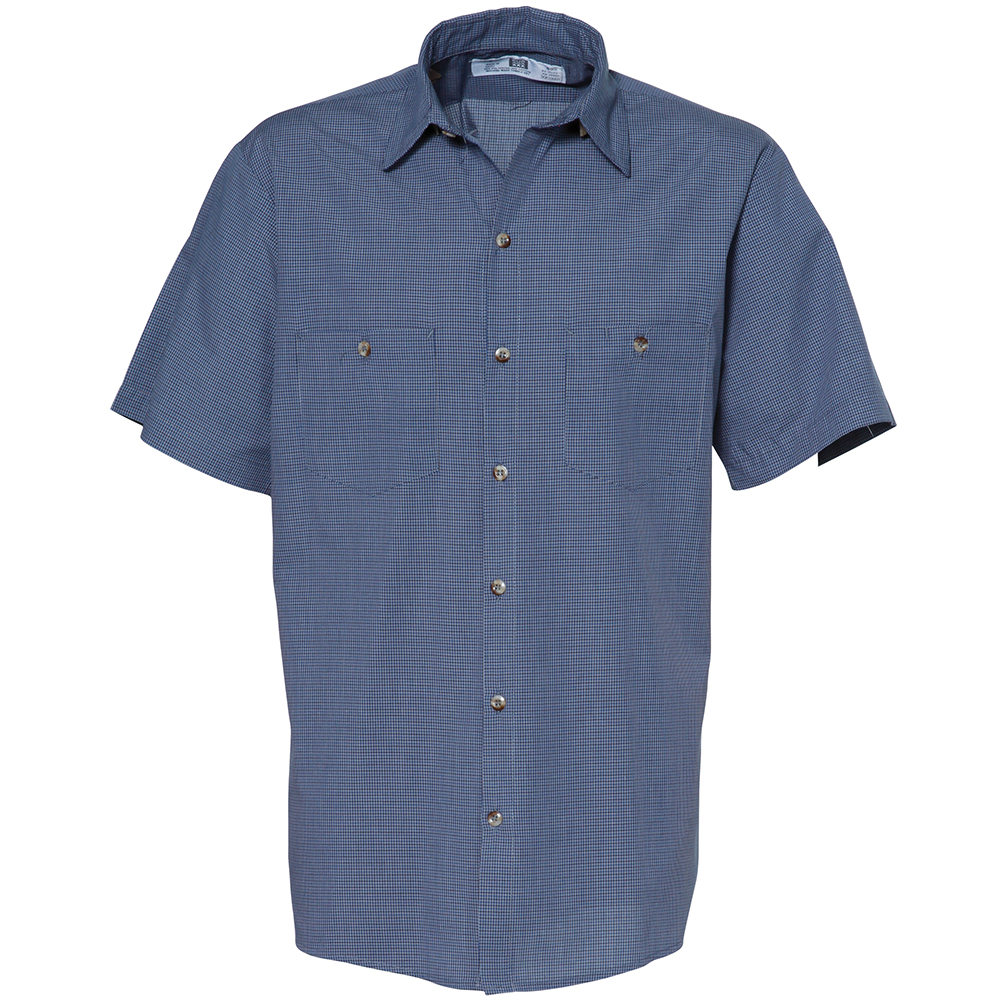 SoftTouch Micro Check Work Shirts - Commercial Workwear | Flame ...